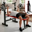 Press Banca Abdominal Reclinable Rack Pesas 6 Nivel Boomfit