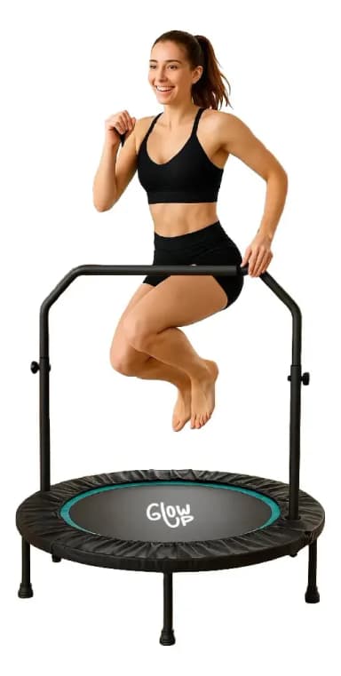 GlowUp Mini Trampolín Fitness 4 ft (120 cm)