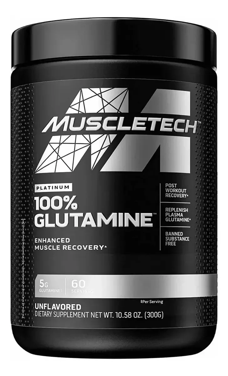 MuscleTech Platinum 100% Glutamina 300 g