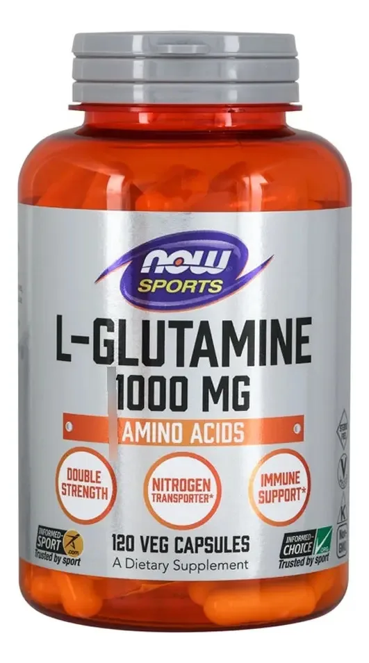 NOW L-Glutamina 1.000 mg (120 cápsulas)