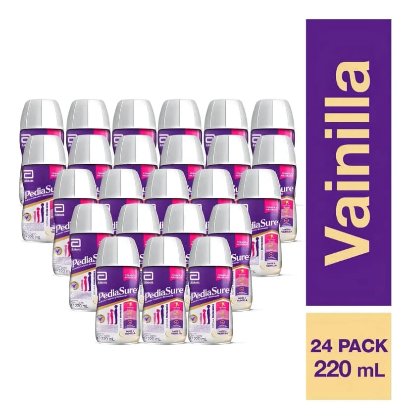 Pediasure Vainilla 220 ml, pack de 24