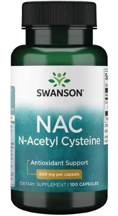Swanson NAC N-Acetil Cisteína 600 mg (100 cápsulas)