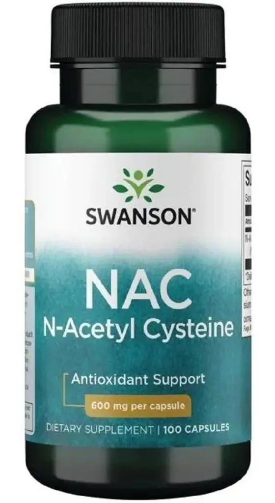 Swanson NAC N-Acetil Cisteína 600 mg (100 cápsulas)